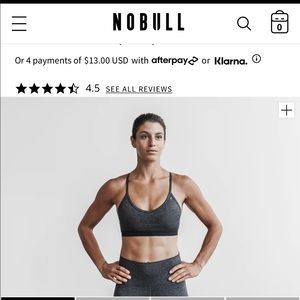 Nobull Heather Sports bra.